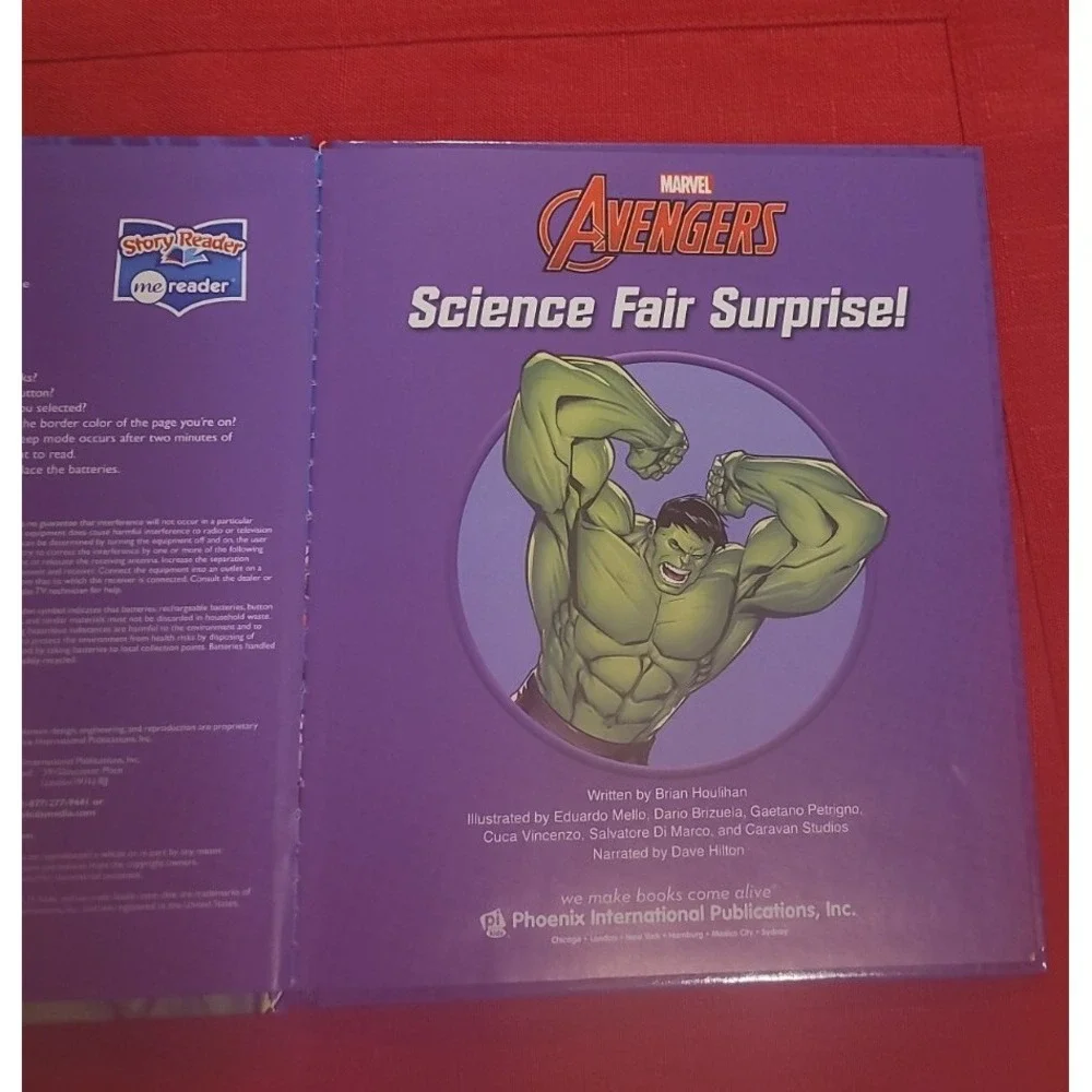 Marvel Avengers & Spider Man‎ 2 Story Reader Me reader hard cover books